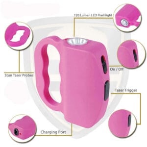 Pink Knuckle Stun Gun Features And Benifits