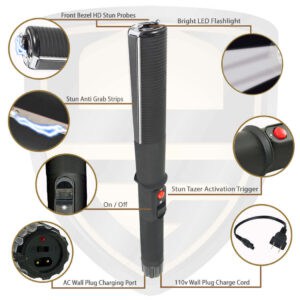 best stun baton on the market with stun strip features