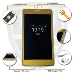 iphone stun gun features