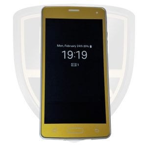 taser cell phone gold