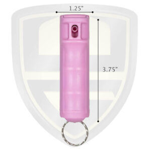 best pepper spray for women mini pink keychain for self defense