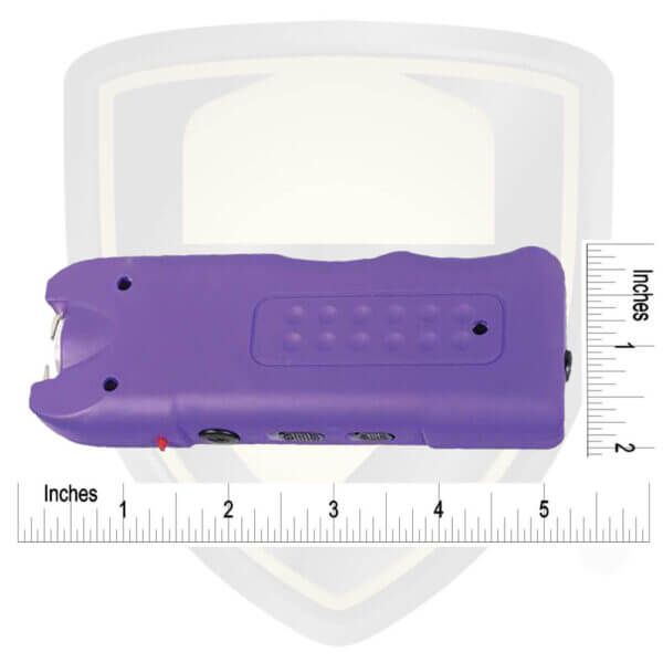 purple stun gun flashlight with alarm