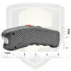 carbon fiber stun guns with holster in color options