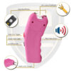 stun gun with alarm and flashlight pink