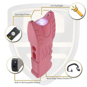 police stun gun voltage pink