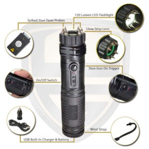 zap stun gun flashlight