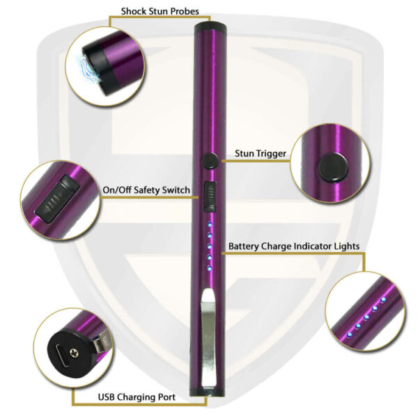 taser pen purple