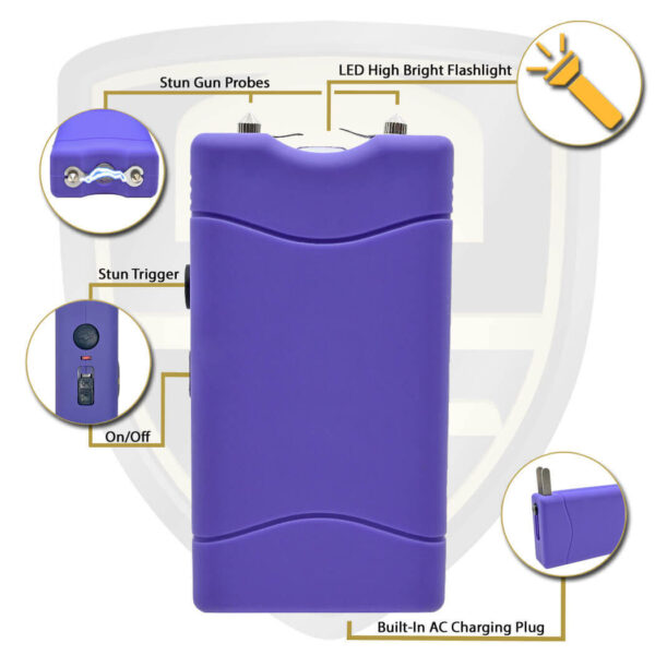 small taser purple rechargeable