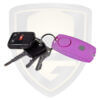 keychain alarm with light pink