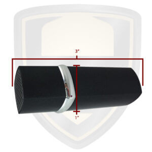 safety alarm for runners black