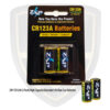 Zap Batteries CR123A 2 Pack For Stun Devices