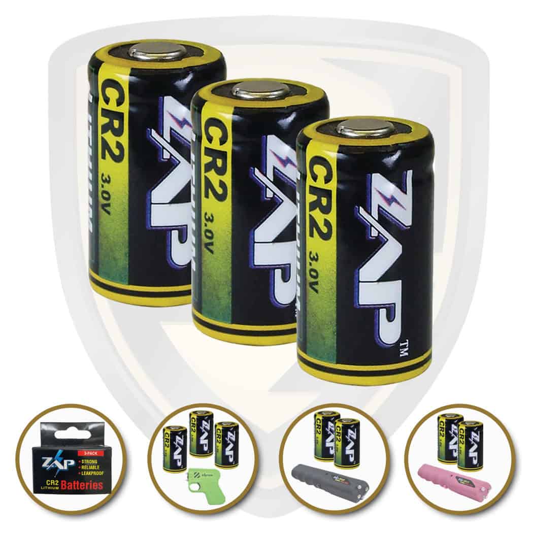 Zap Batteries CR2, Stun Gun Batteries