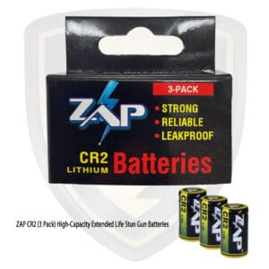 ZAP Batteries CR2 3 Pack Stun Gun Batteries