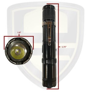compact stun gun flashlight