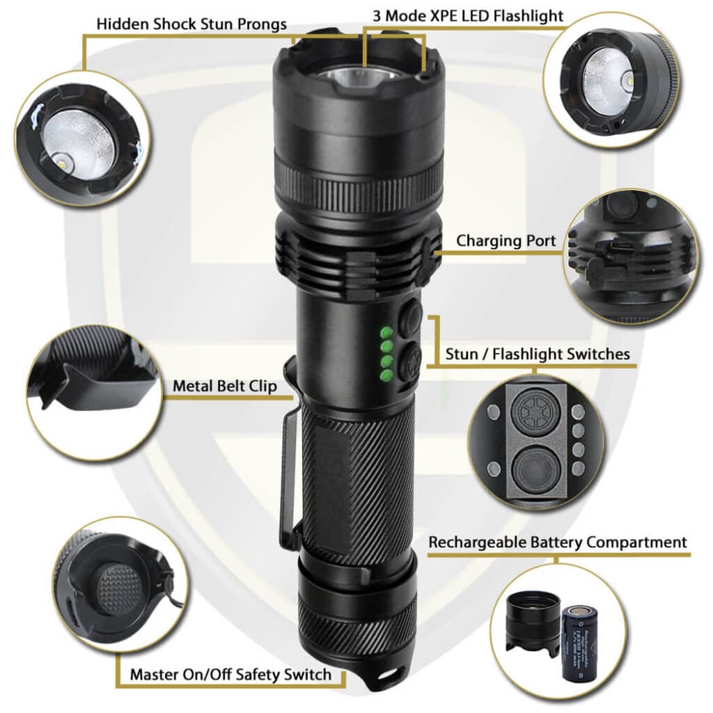 Tactical Flashlight Taser Versatile and Powerful SelfDefense Tool