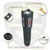 rechargeable taser flashlight