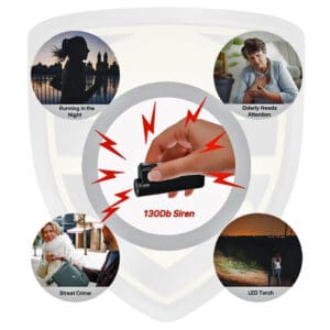 alarm flashlight