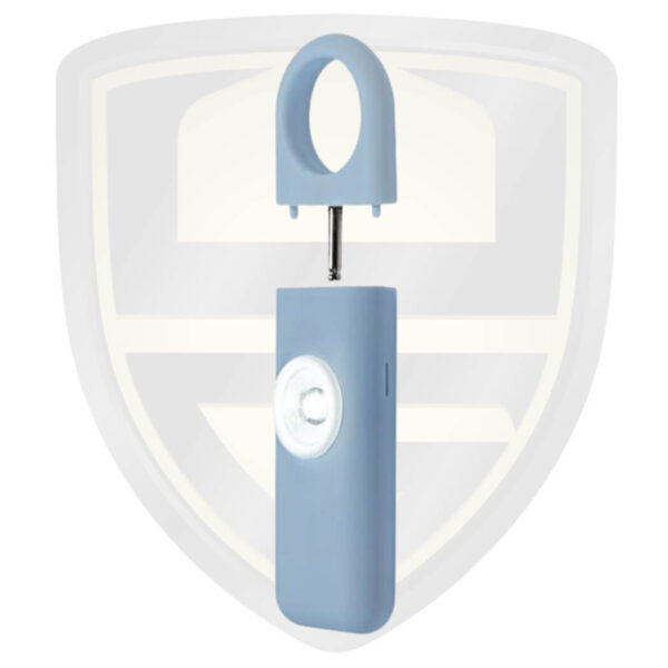 keychain security alarm blue