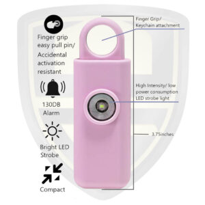keychain siren pink