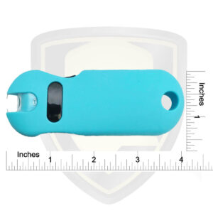mini stun gun keychain blue