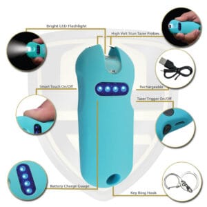 miniature taser blue