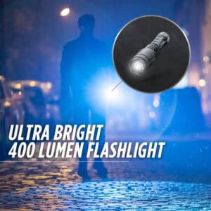 tactical flashlight with stun gun katana