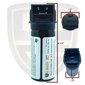 pepper spray flip top 2 once canister