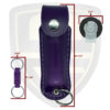 pepper spray with holster purple