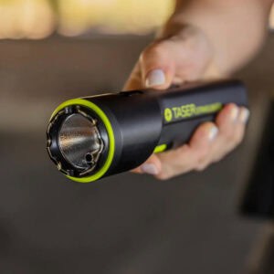 taser flashlight strike light black