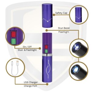 lipstick taser purple