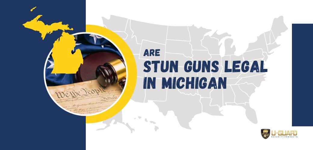 Are stun guns legal in Michigan? Learn about the laws of stun weapons in the State of MI.