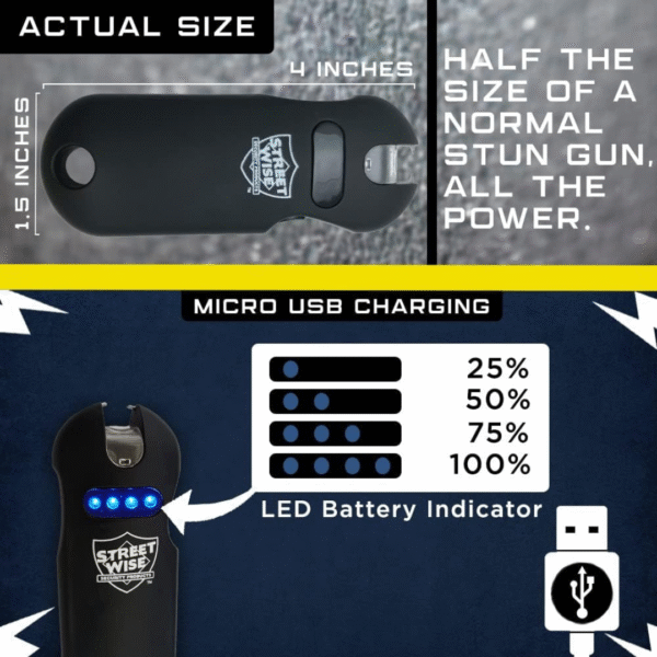 Streetwise SMART Keychain Stun Gun - Image 9