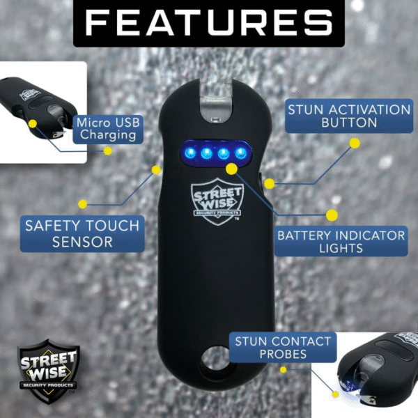 Streetwise SMART Keychain Stun Gun - Image 8