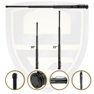 Easy Close Collapsible Baton Streetwise Police Force Baton_Length Options 16" & 21"