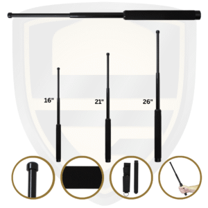 Foam Handle Collapsible Baton Length Options 16, 21, 26