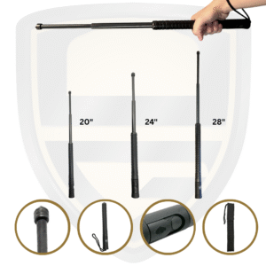 Push Button Auto Baton By Streetwise Length Options 20" 24" 28"