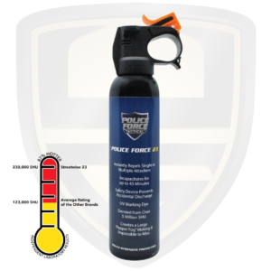 Law Enforcement Pepper Spray Fogger Nozzle Crowed Control Spray 9 oz Fire Master OC Canister By Police For 23 PF15FM23