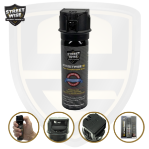 Pepper Stream OC Spray By Streetwise 18 4 Oz Canister For Self Defense