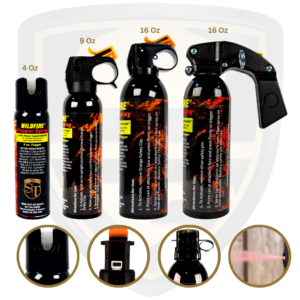 WildFire 1.4% MC Big Can Of OC Spray Fogger. Several OC Spray Sizes Available. Fog Spray Design For Riot And Crowd Control Police Law Enforcement Formulation.