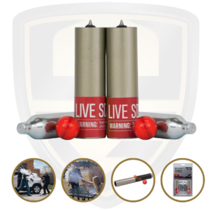 PepperBall Compact Launcher Live Round Kit 2-Pack 410-01-0405